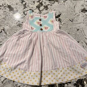SweetHoney stripped Dress sz 3T